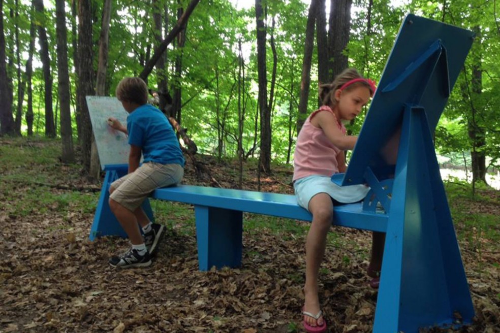 ArtistDesigned Benches Michigan Legacy Art Park