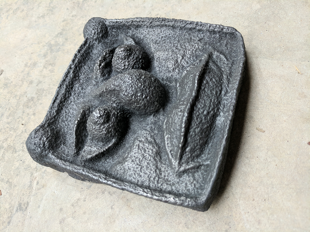 A iron tile created by student